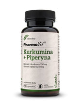 Curcumin, Piperinextrakt, 90 Kapseln - PHARMOVIT - Biolaboratorium